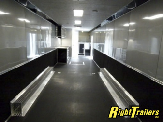 New 2026 8.5x48 Vintage Pro-Stock Race Trailer with Bathroom Package