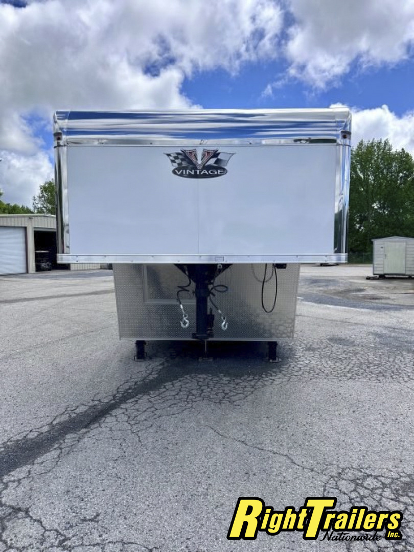 New 2025 Vintage Trailers 8.5x48 Race Trailer with Bathroom
