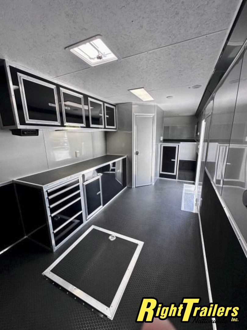 New 2025 Vintage Trailers 8.5x48 Race Trailer with Bathroom
