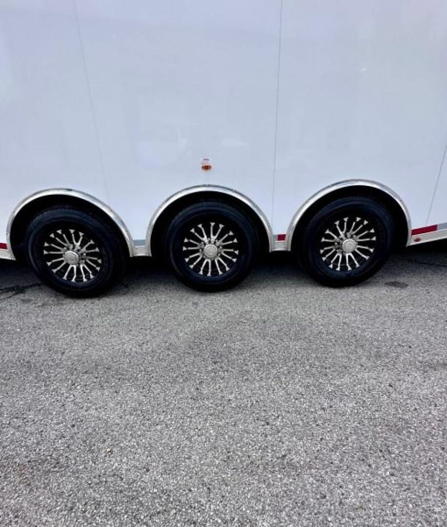 New 2026 8.5x48 Vintage Pro-Stock Race Trailer with Restroom Package
