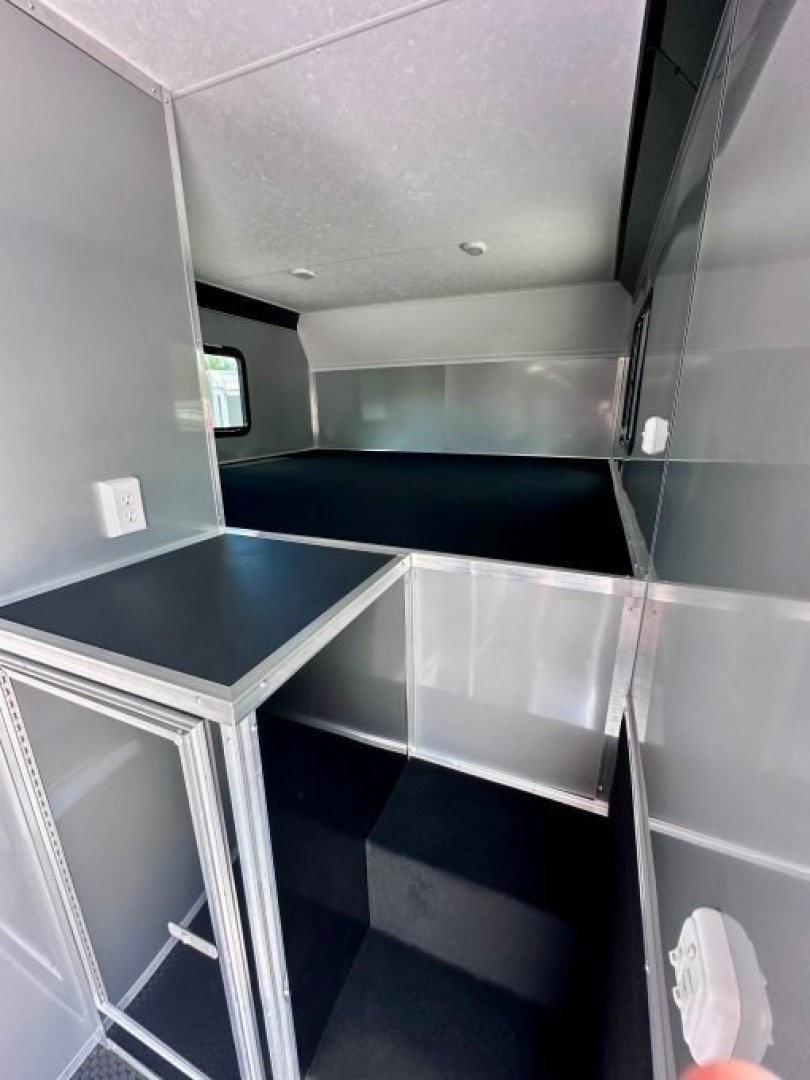 New 2026 8.5x48 Vintage Pro-Stock Race Trailer with Restroom Package