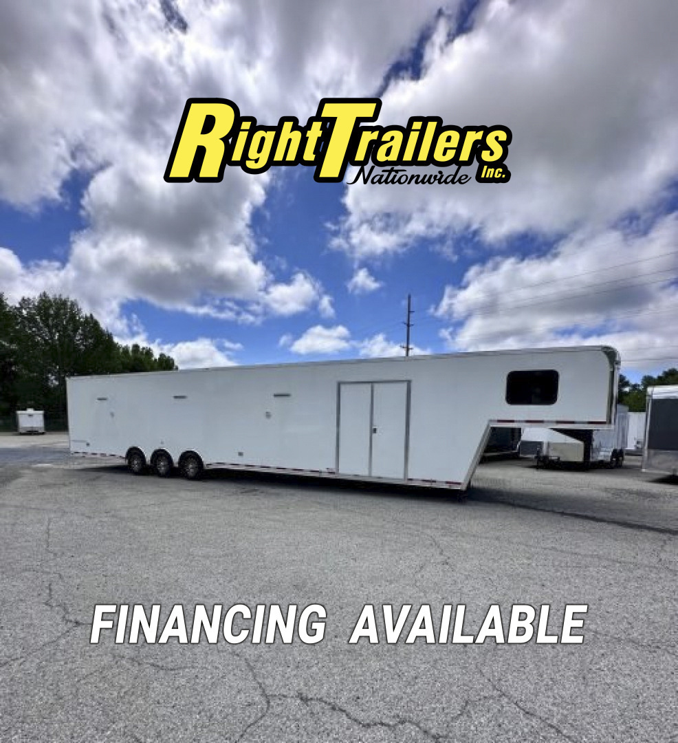 New 2025 Vintage Trailers 8.5x48 Race Trailer with Bathroom