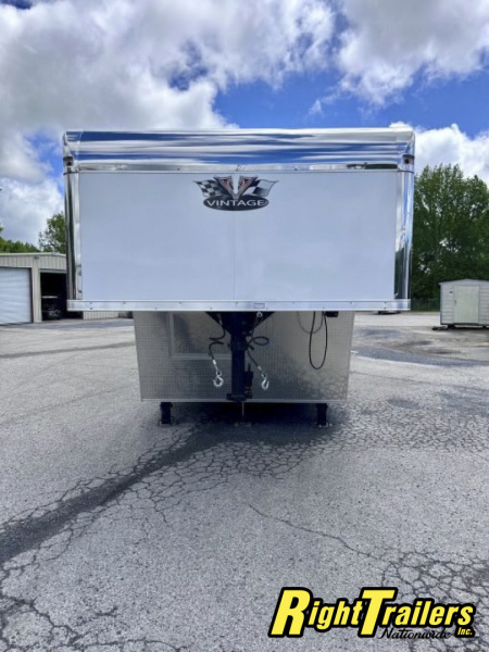 New 2025 Vintage Trailers 8.5x48 Race Trailer with Bathroom