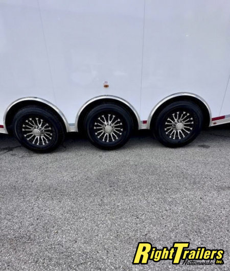 New 2025 Vintage Trailers 8.5x48 Race Trailer with Bathroom