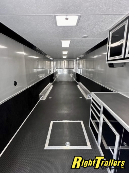 New 2025 Vintage Trailers 8.5x48 Race Trailer with Bathroom