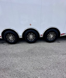 New 2026 8.5x48 Vintage Pro-Stock Race Trailer with Restroom Package