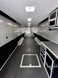 New 2026 8.5x48 Vintage Pro-Stock Race Trailer with Restroom Package