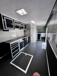 New 2026 8.5x48 Vintage Pro-Stock Race Trailer with Restroom Package