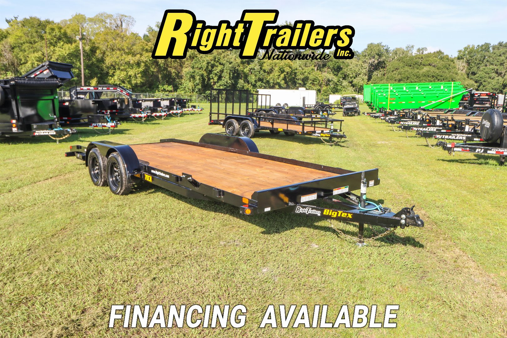 New 2025 7X20 Big Tex Car Hauler