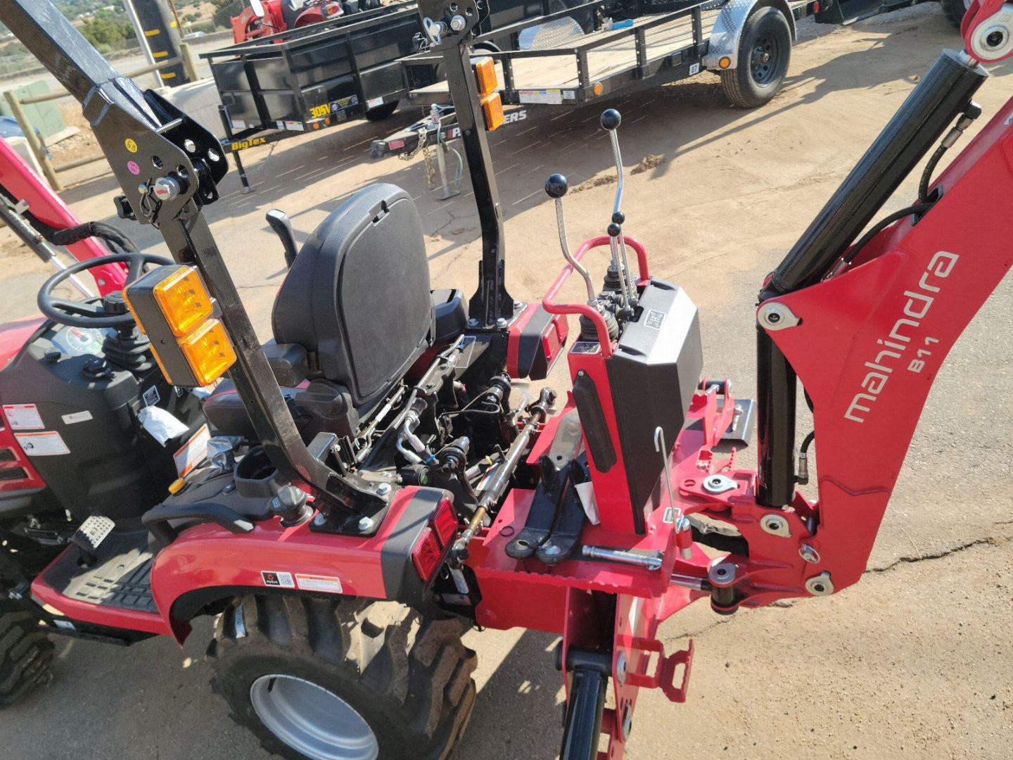 New 2024 Mahindra 1120 HST Loader and backhoe