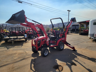 New 2024 Mahindra 1120 HST Loader and backhoe
