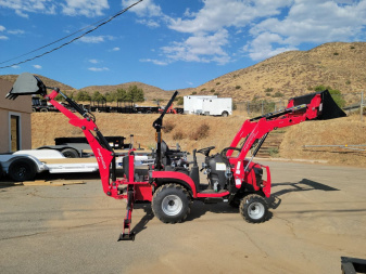New 2024 Mahindra 1120 HST Loader and backhoe