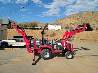 New 2024 Mahindra 1120 HST Loader and backhoe