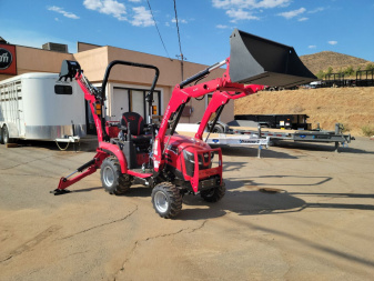 New 2024 Mahindra 1120 HST Loader and backhoe