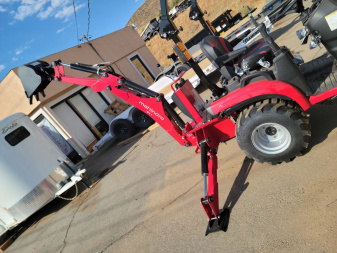 New 2024 Mahindra 1120 HST Loader and backhoe