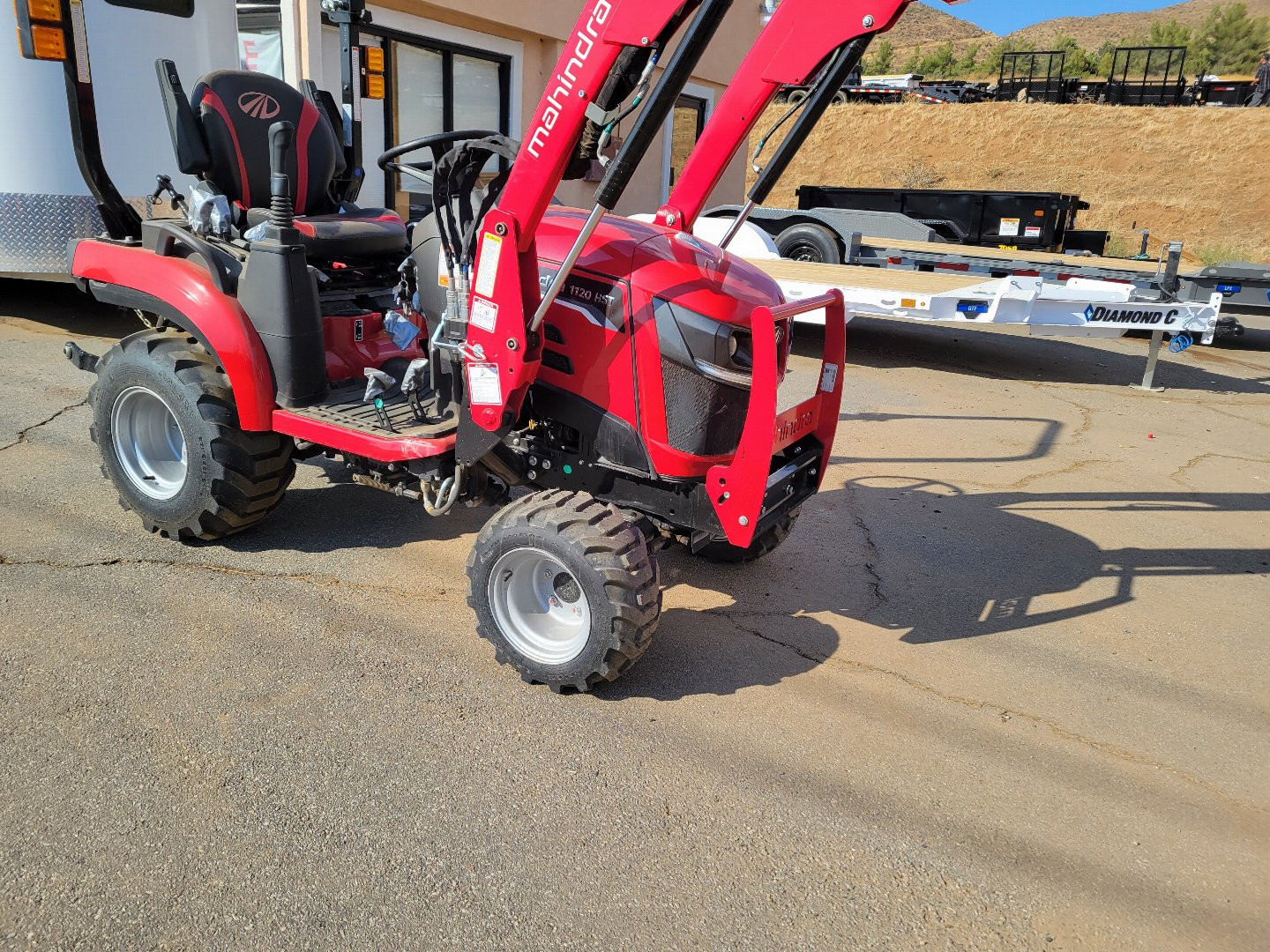 New 2024 Mahindra 1120 HST BUNDLE #1 Landscape Trailer