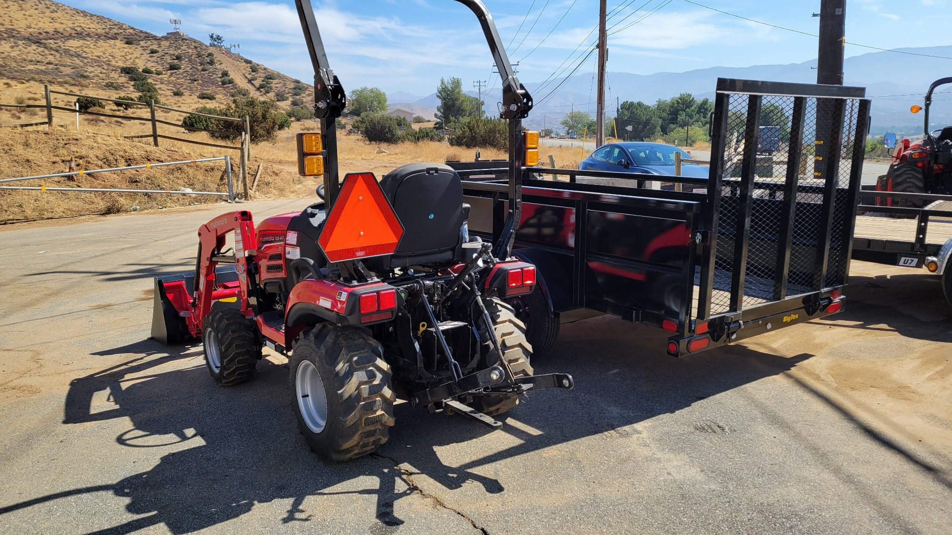 New 2024 Mahindra 1120 HST BUNDLE #1 Landscape Trailer