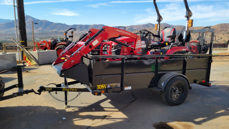 New 2024 Mahindra 1120 HST BUNDLE #1 Landscape Trailer