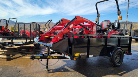 New 2024 Mahindra 1120 HST BUNDLE #1 Landscape Trailer