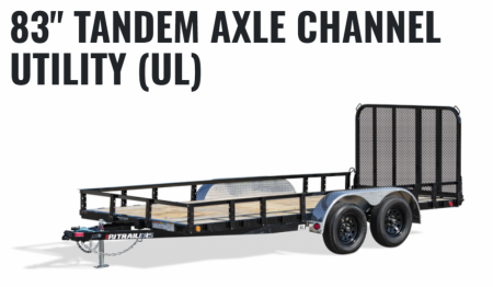 New 2024 PJ Trailers UL 83X18-GATE Utility Trailer