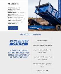 New 2025 Diamond C Trailers LPT 14X82-32-PACESETTER EDITION