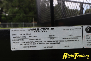 New 6X12 TRIPLE CROWN