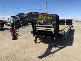 Used 2021 BIG TEX TRAILERS 16GN-35+5MR Flatbed Trailer