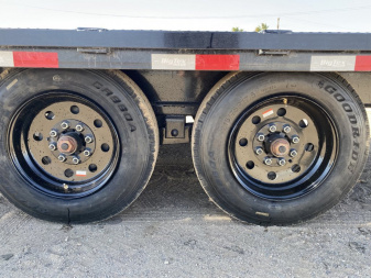 Used 2021 BIG TEX TRAILERS 16GN-35+5MR Flatbed Trailer