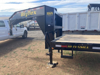 Used 2021 BIG TEX TRAILERS 16GN-35+5MR Flatbed Trailer