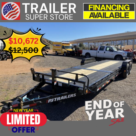 New 2023 PJ Trailers 83 x 24 T6 YEAR END SALE