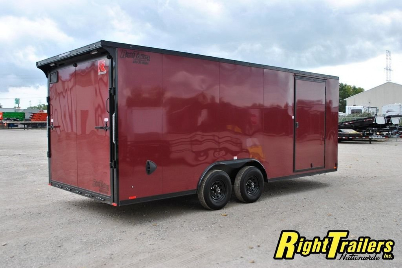 New 8.5x20 RC Enclosed Trailer
