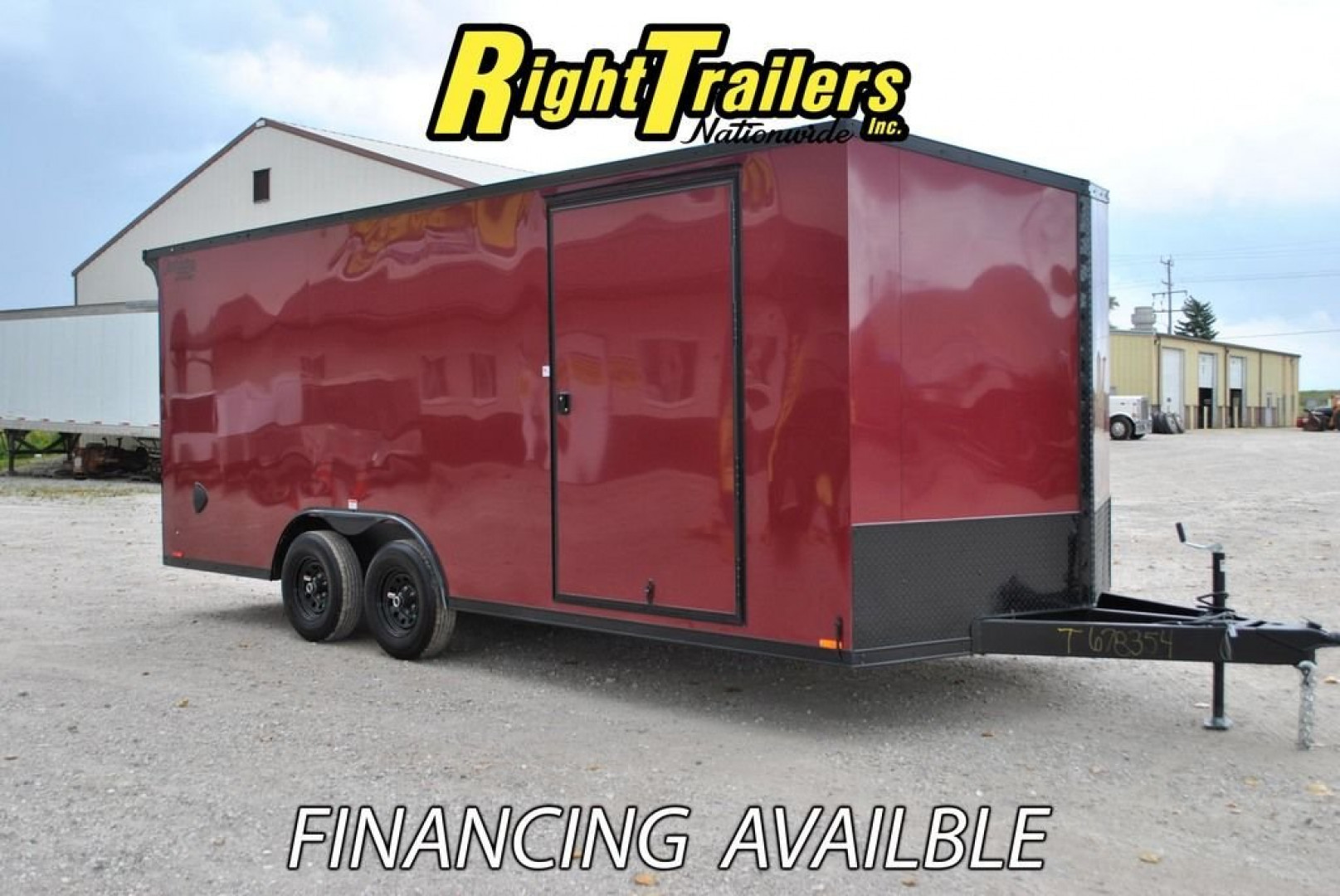 New 8.5x20 RC Enclosed Trailer