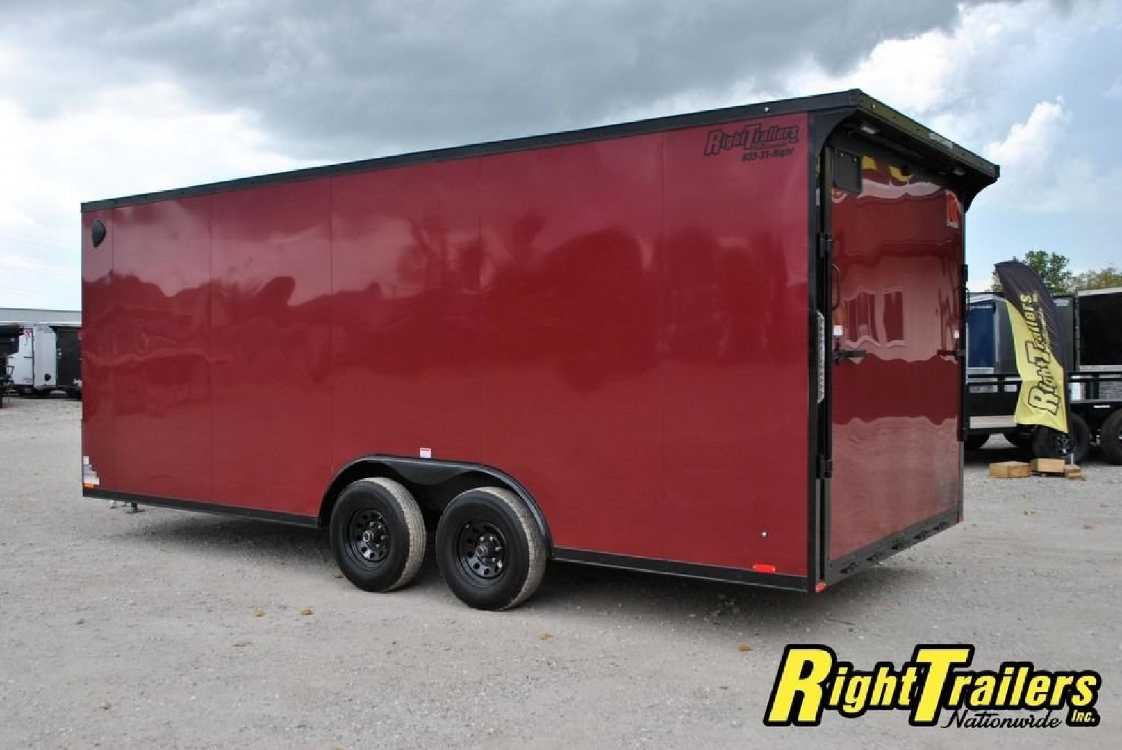 New 8.5x20 RC Enclosed Trailer
