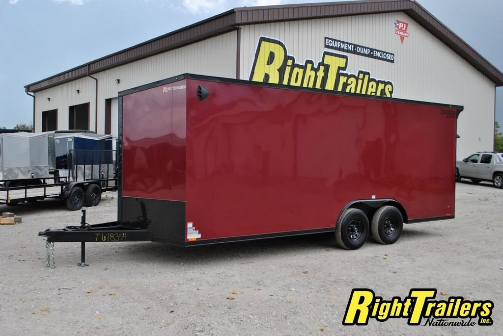New 8.5x20 RC Enclosed Trailer