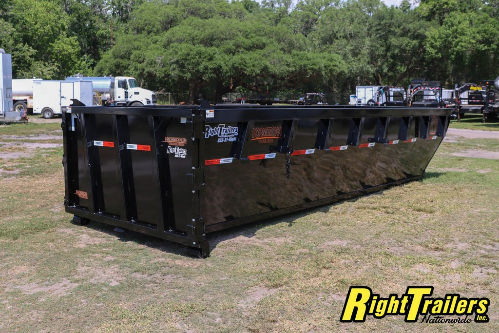 New 2023 7x20x4 Horizon Trailers Roll Off Dumpster Bin Roll Off