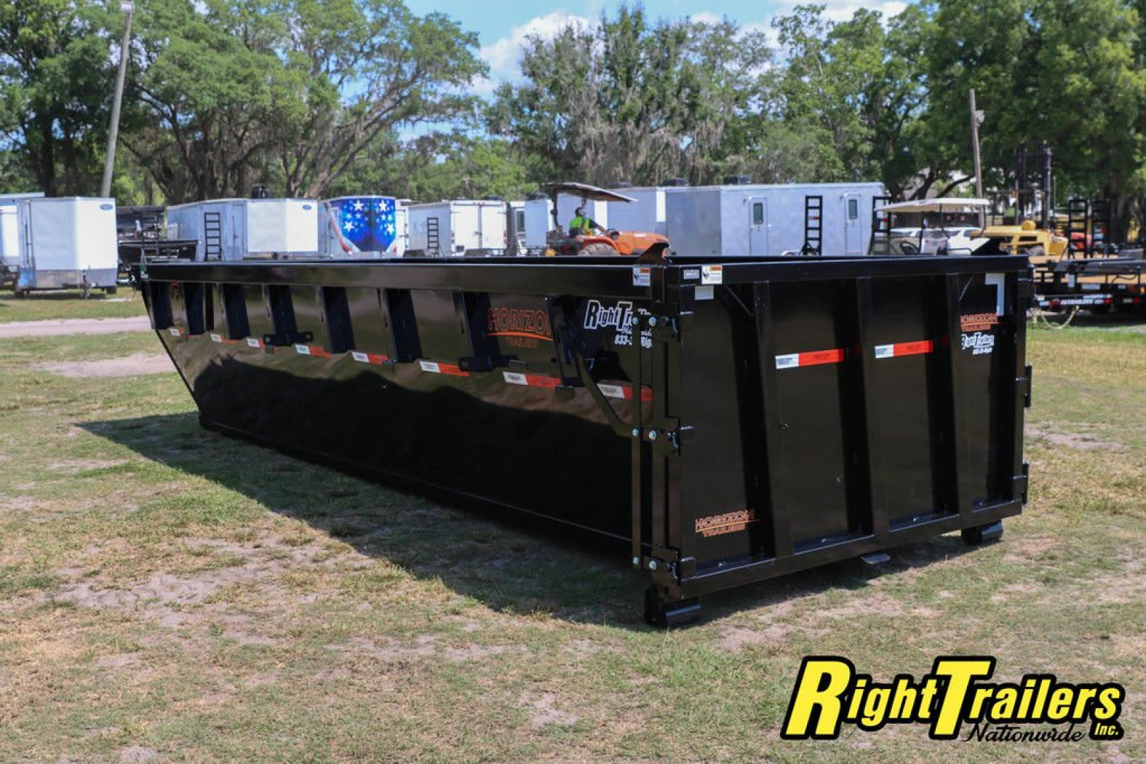 New 2023 7x20x4 Horizon Trailers Roll Off Dumpster Bin Roll Off