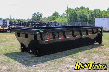 New 2023 7x20x4 Horizon Trailers Roll Off Dumpster Bin Roll Off