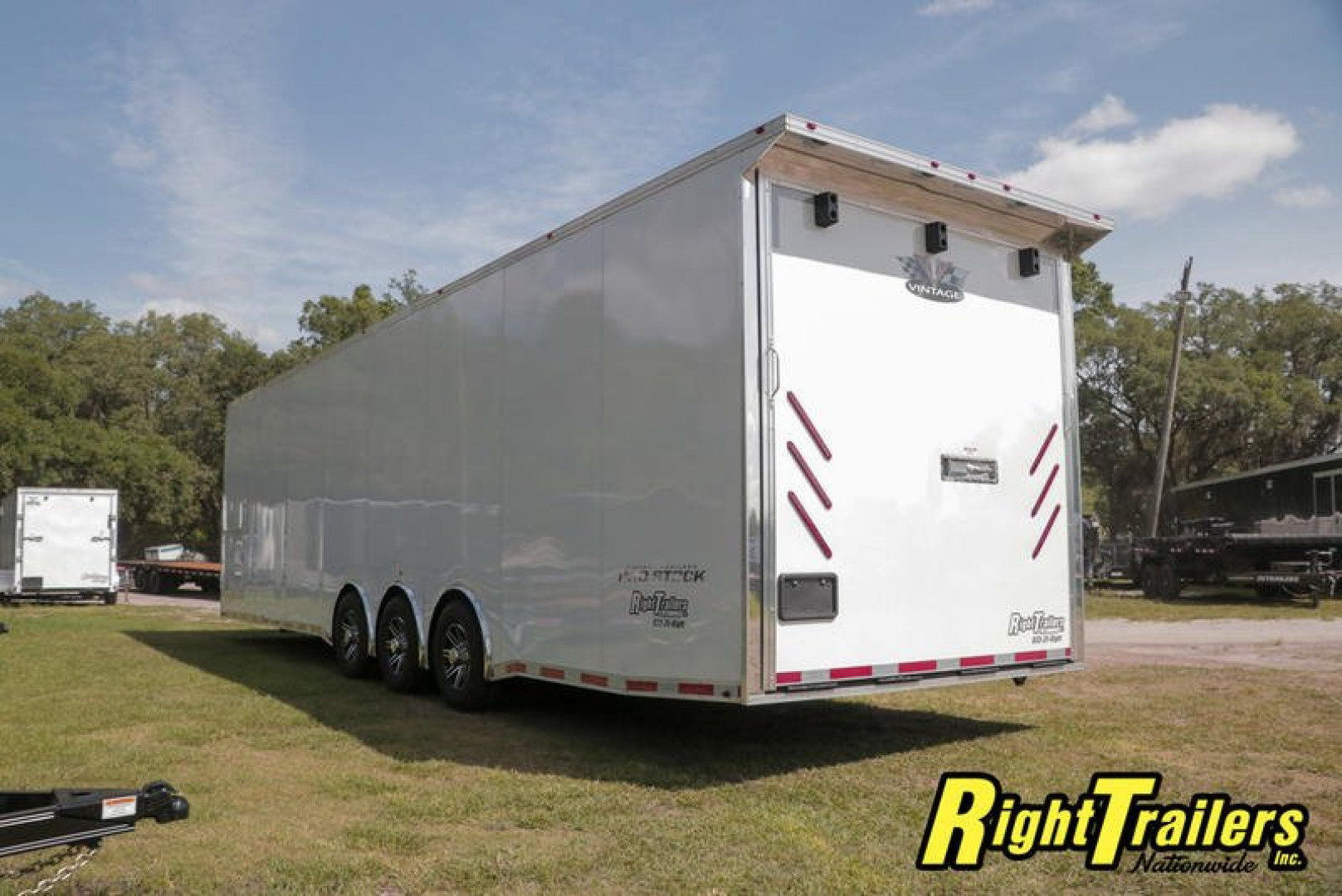 New 2022 8.5x34 Vintage Pro Stock Series Race Trailer P834