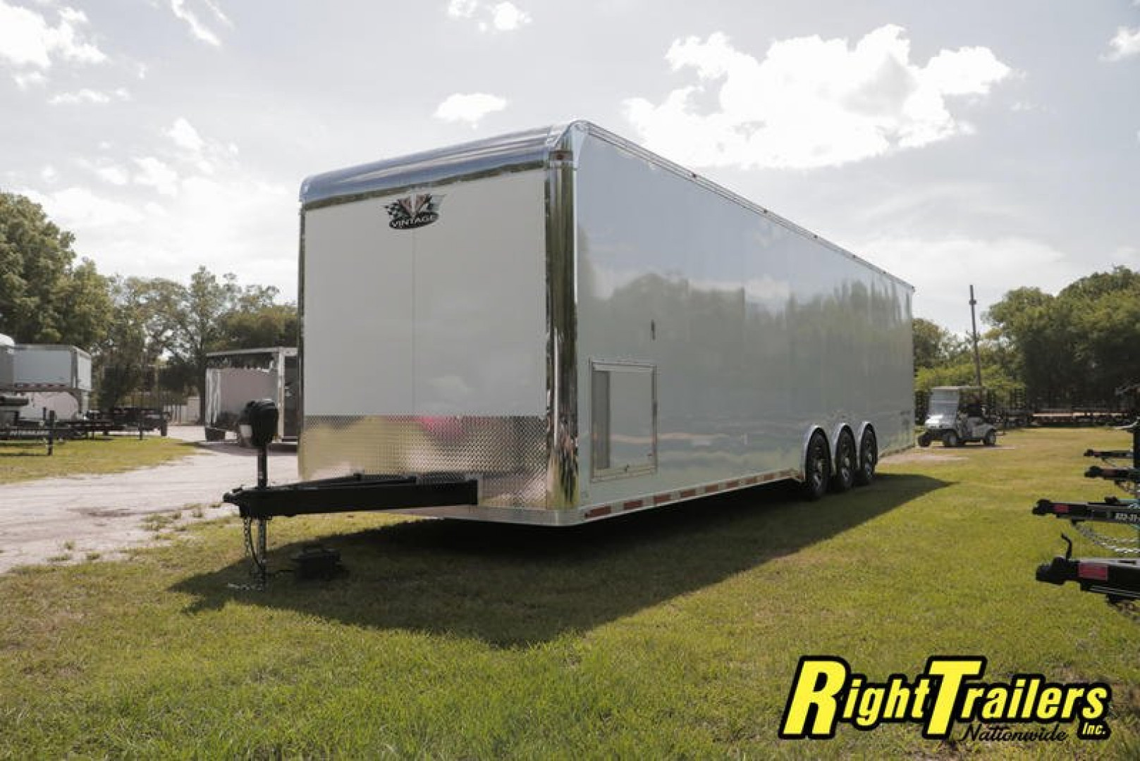 New 2022 8.5x34 Vintage Pro Stock Series Race Trailer P834