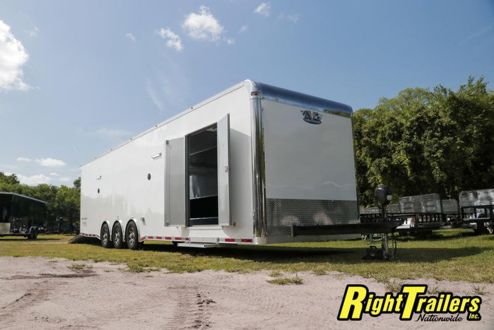 New 2022 8.5x34 Vintage Pro Stock Series Race Trailer P834
