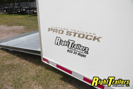 New 2022 8.5x34 Vintage Pro Stock Series Race Trailer P834