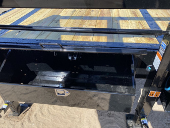 Used 2022 BIG TEX TRAILERS 16GN-25+5 Flatbed Trailer