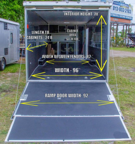 New 2022 8.5x30 Cargo Mate Racing Trailer GAEL8.530TA4