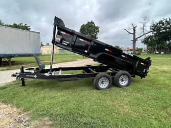 New 2025 Diamond T 83x14 14K Telescopic w/ Hydraulic Jack Dump Trailer