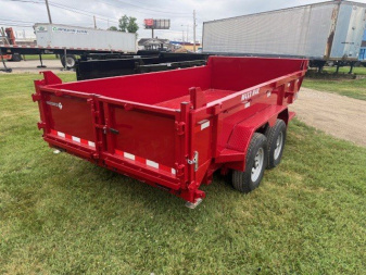 New 2025 Diamond T 83x14 14K Scissor w/ Hydraulic Jack Dump Trailer