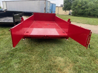 New 2025 Diamond T 83x14 14K Scissor w/ Hydraulic Jack Dump Trailer