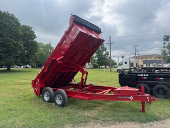 New 2025 Diamond T 83x14 14K Scissor w/ Hydraulic Jack Dump Trailer
