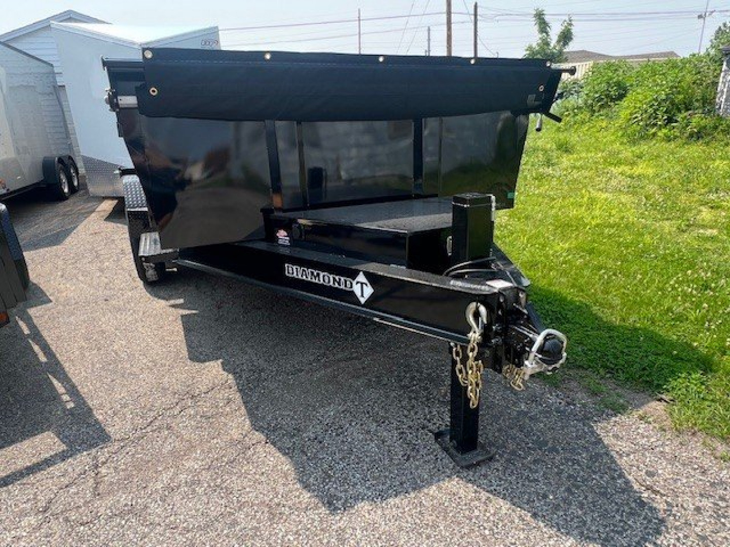 New 2026 Diamond T 83X14 14K Scissor w/ Hydraulic Jack Dump Trailer