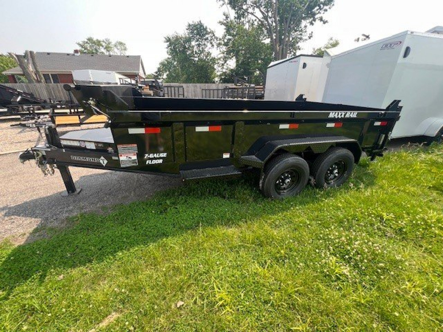 New 2026 Diamond T 83X14 14K Scissor w/ Hydraulic Jack Dump Trailer