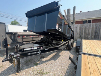 New 2026 Diamond T 83x16 14K Scissor w/ Hydraulic Jack 36" Sides Dump Trailer